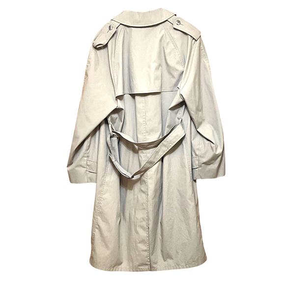 Classic Tan Belted Trench Coat. L - Picture 1 of 4